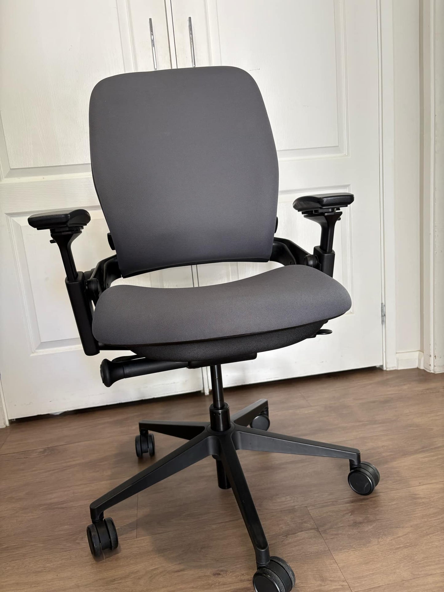 Steelcase Leap Version 2 Ergonomic Chair - Dark Grey Colour