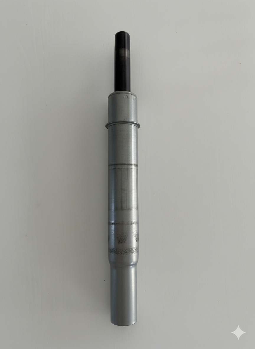 Footrest ring and gas cylinder for stool - compatible with Steelcase Think V2 stool and others