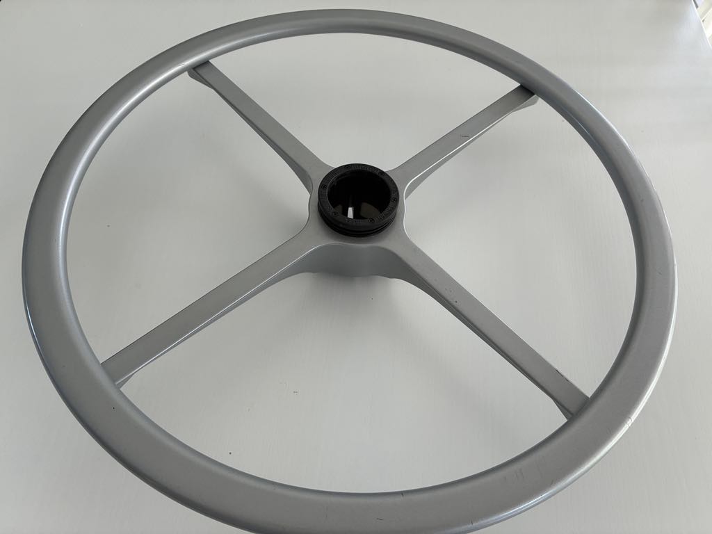 Footrest ring and gas cylinder for stool - compatible with Steelcase Think V2 stool and others