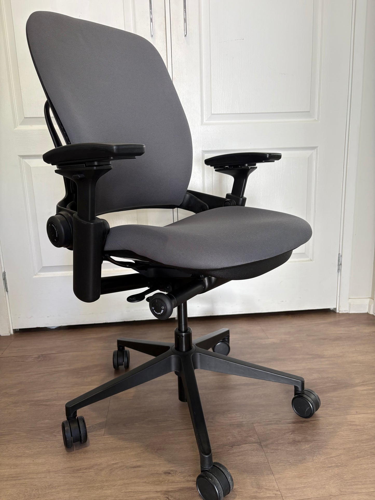Steelcase Leap Version 2 Ergonomic Chair - Dark Grey Colour