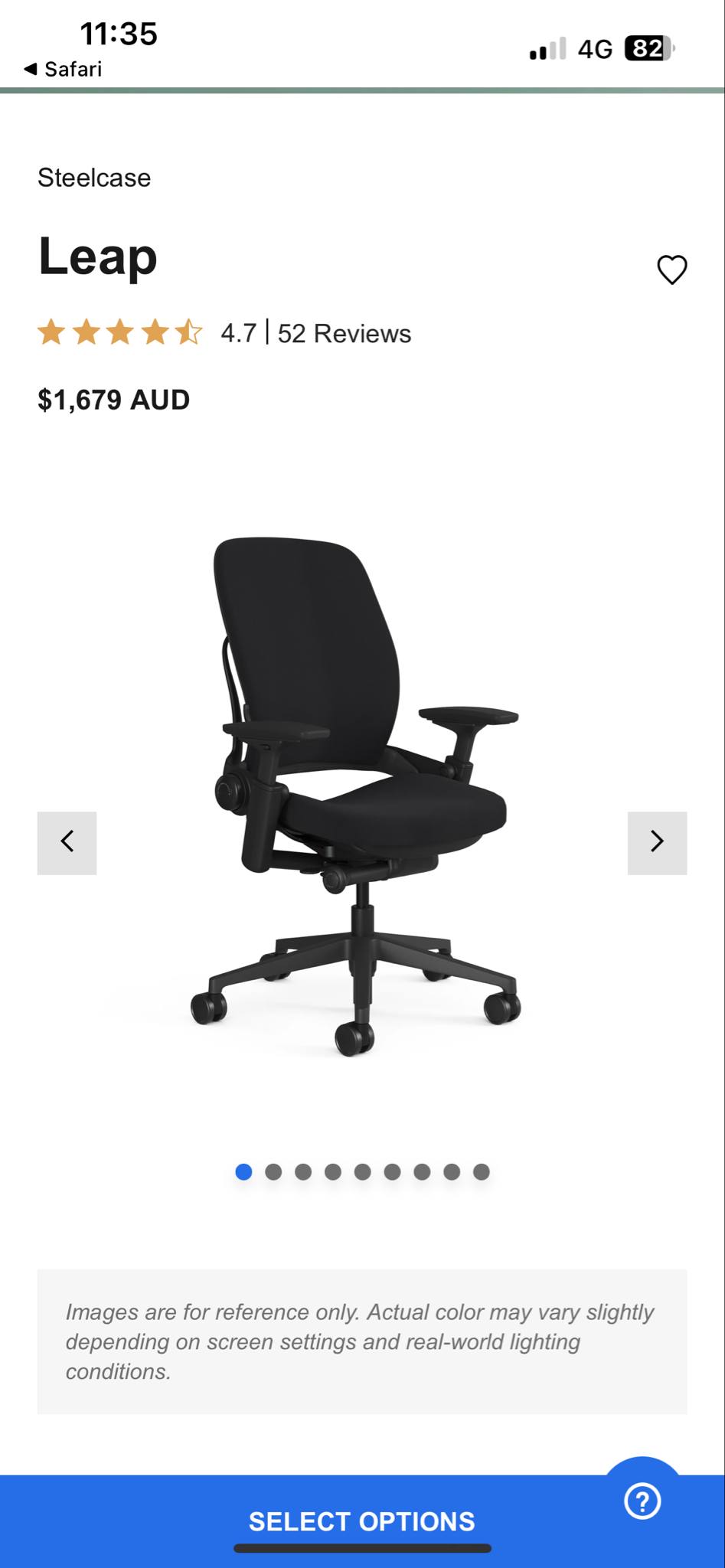 Brand new in box Steelcase leap V2 ergonomic office chair