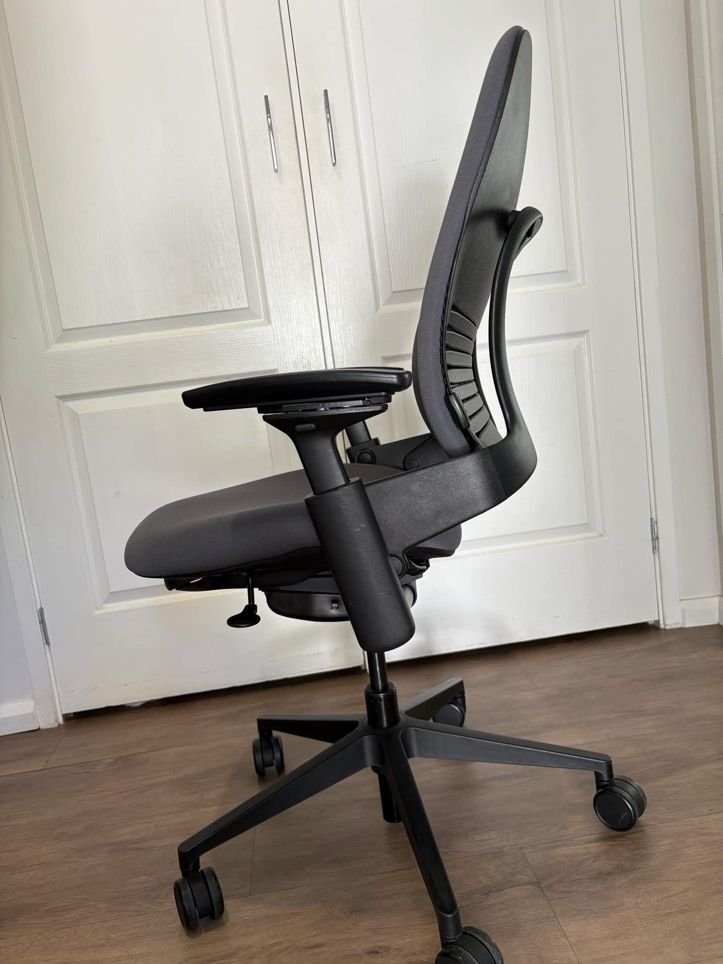 Steelcase Leap Version 2 Ergonomic Chair - Dark Grey Colour