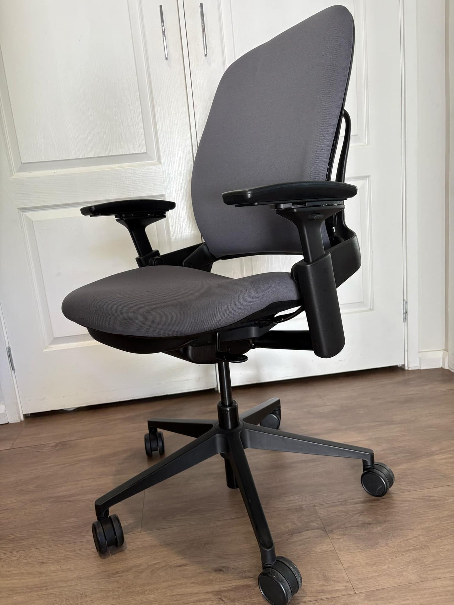 Steelcase Leap Version 2 Ergonomic Chair - Dark Grey Colour