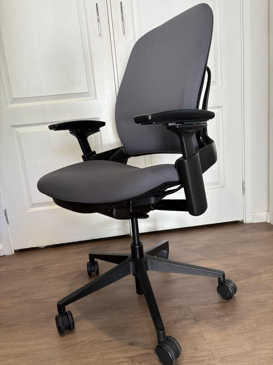 Steelcase Leap Version 2 Ergonomic Chair - Dark Grey Colour