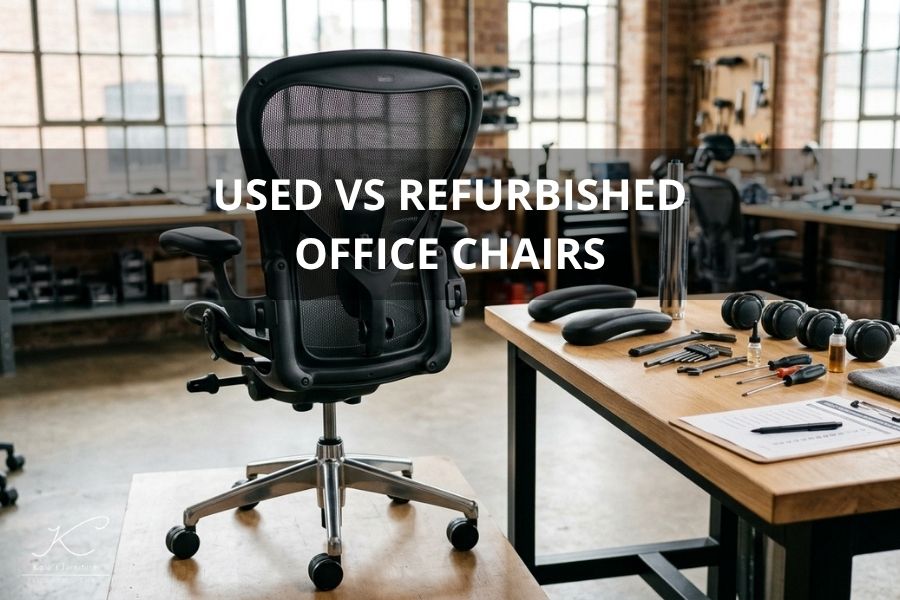 Refurbished vs Used Office Chairs: What Is the Difference?