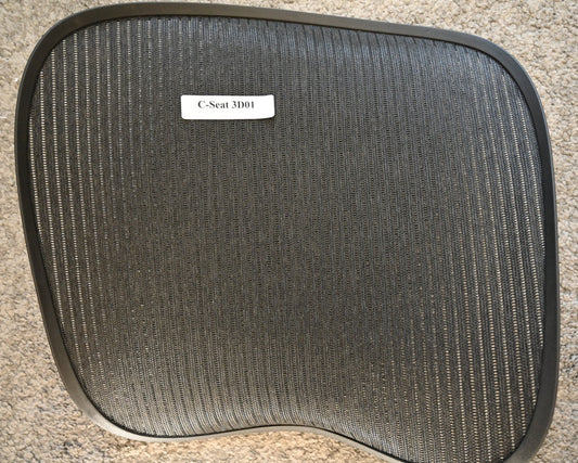 Genuine Aeron Classic Mesh Seat – Size C, Carbon Black (3D01)
