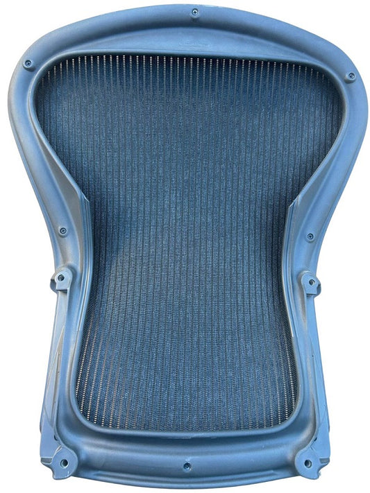 Used Authentic Herman Miller AERON Chair Replacement Backrest - Size B - Carbon (black) 3D01 colour