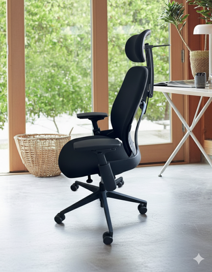 Steelcase Leap V2 Ergonomic Office Chair | Atlas Headrest Option