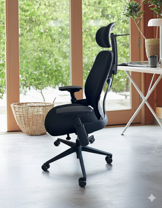 Steelcase Leap V2 Ergonomic Office Chair | Atlas Headrest Option