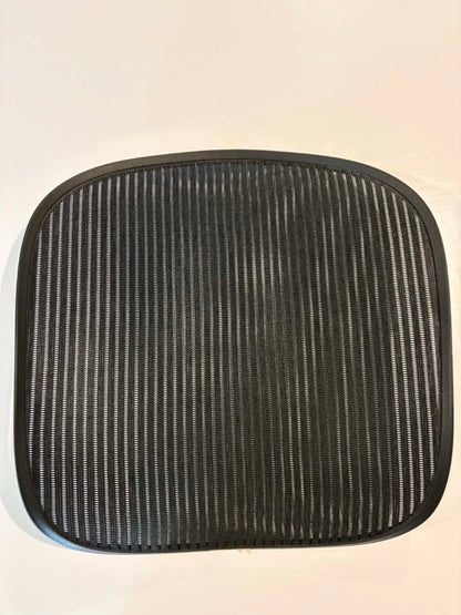Genuine Herman Miller Aeron Classic Seat Mesh – Size B – Black (Used OEM)