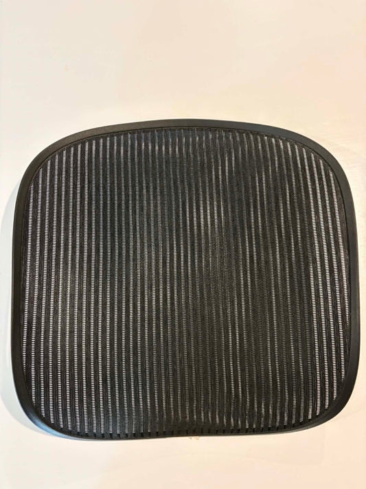 Genuine Herman Miller Aeron Classic Seat Mesh – Size B – Black (Used OEM)