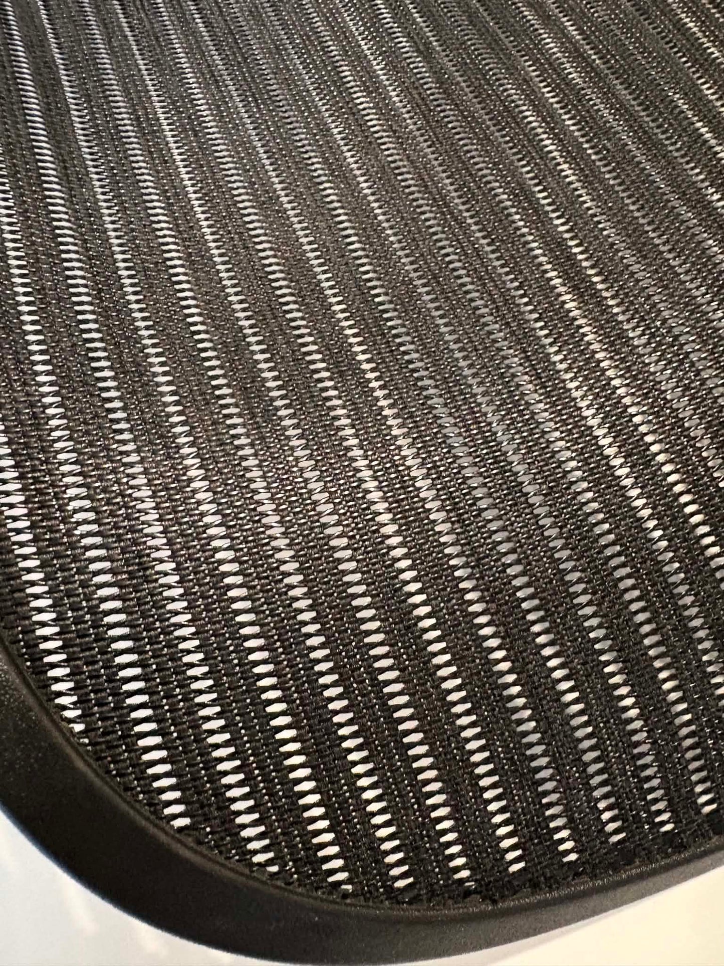Genuine Herman Miller Aeron Classic Seat Mesh – Size B – Black (Used OEM)