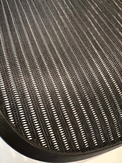 Genuine Herman Miller Aeron Classic Seat Mesh – Size B – Black (Used OEM)