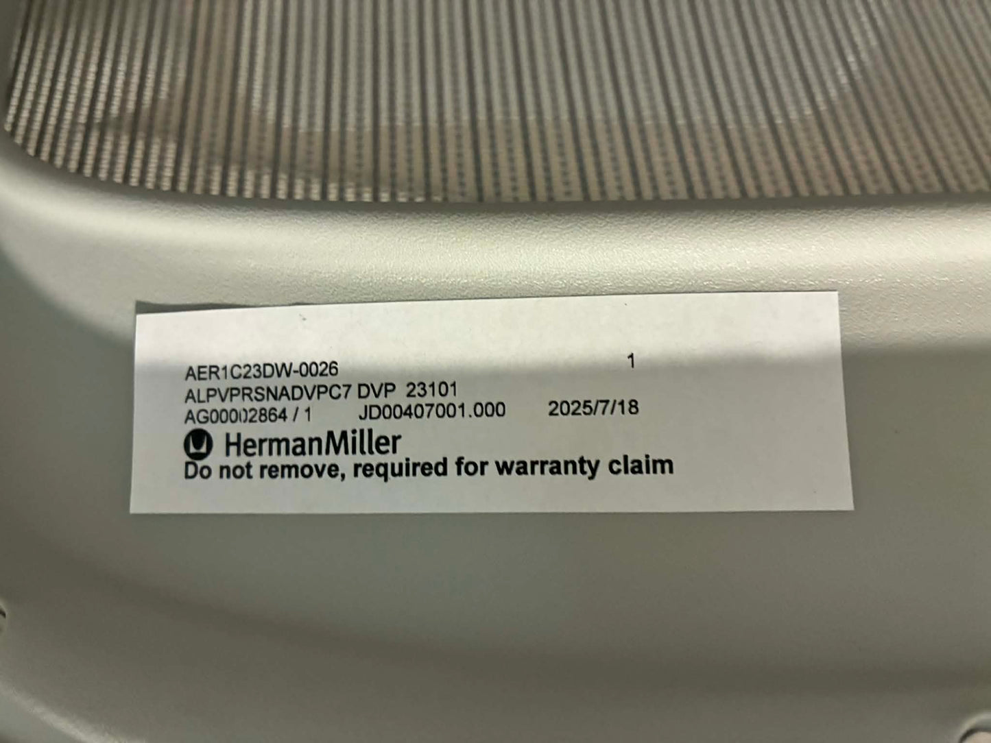 Herman Miller Aeron Remastered office chair - Brand new - Size C