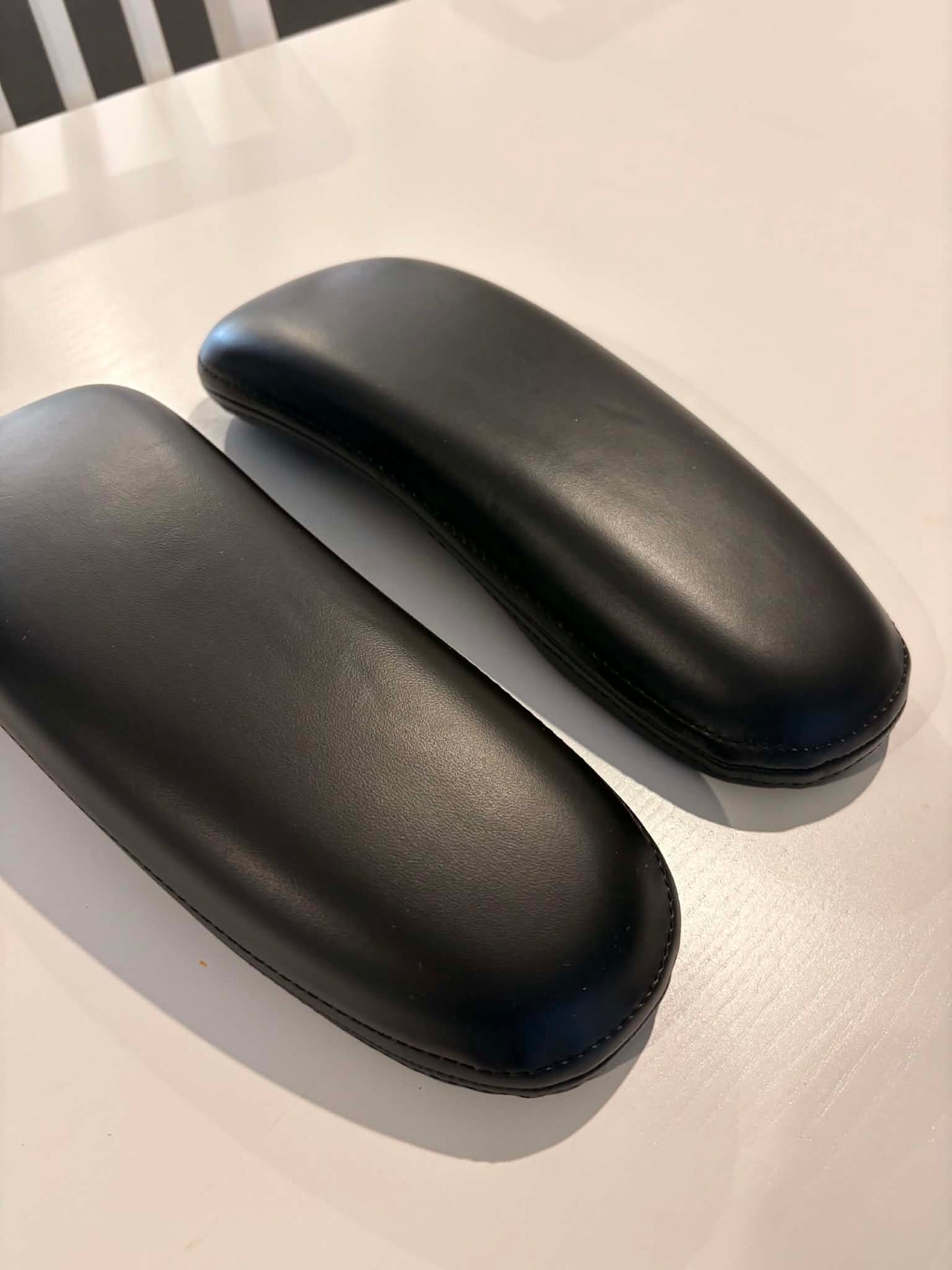Genuine Herman Miller Aeron Classic Leather Arm Pads – Pair | Size A, B & C