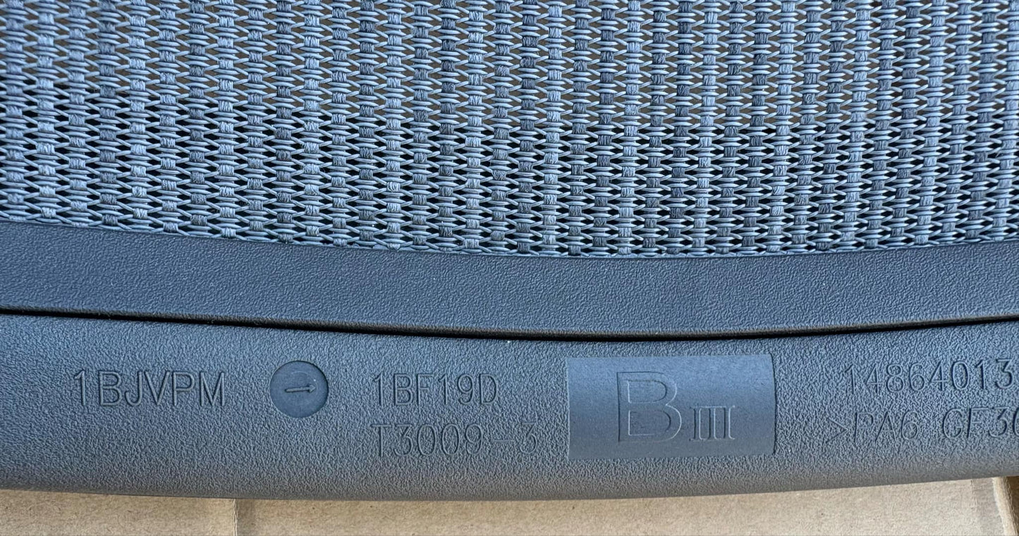 Brand New Genuine Herman Miller Aeron Remastered Backrest – Size B Graphite | Fits Remastered & Aeron Classic