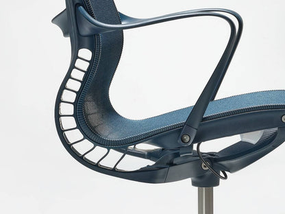 Herman Miller Setu Stool - blue colour