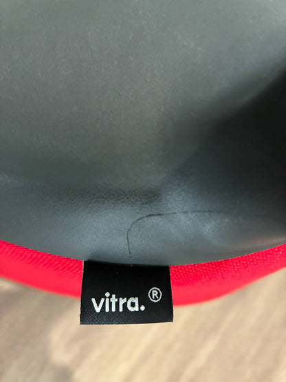 Vitra Softshell Tub Chair in Red – Modern Ergonomic Lounge Chair