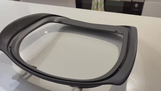 Size C Seat Pan - For classic Aeron chair - Colour code: 3D01 Carbon black