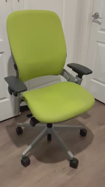 Steelcase Leap V2 ergonomic office chair - Green colour