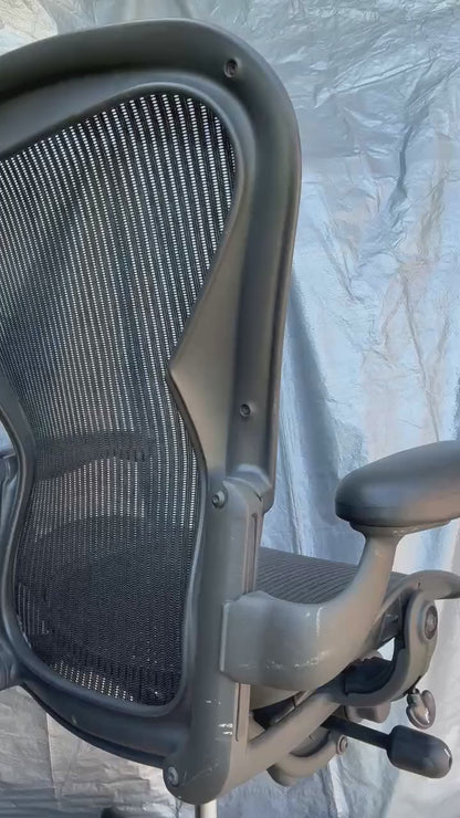 Touch up paint for Herman Miller Aeron classic chair - colour code 3D01 - Carbon